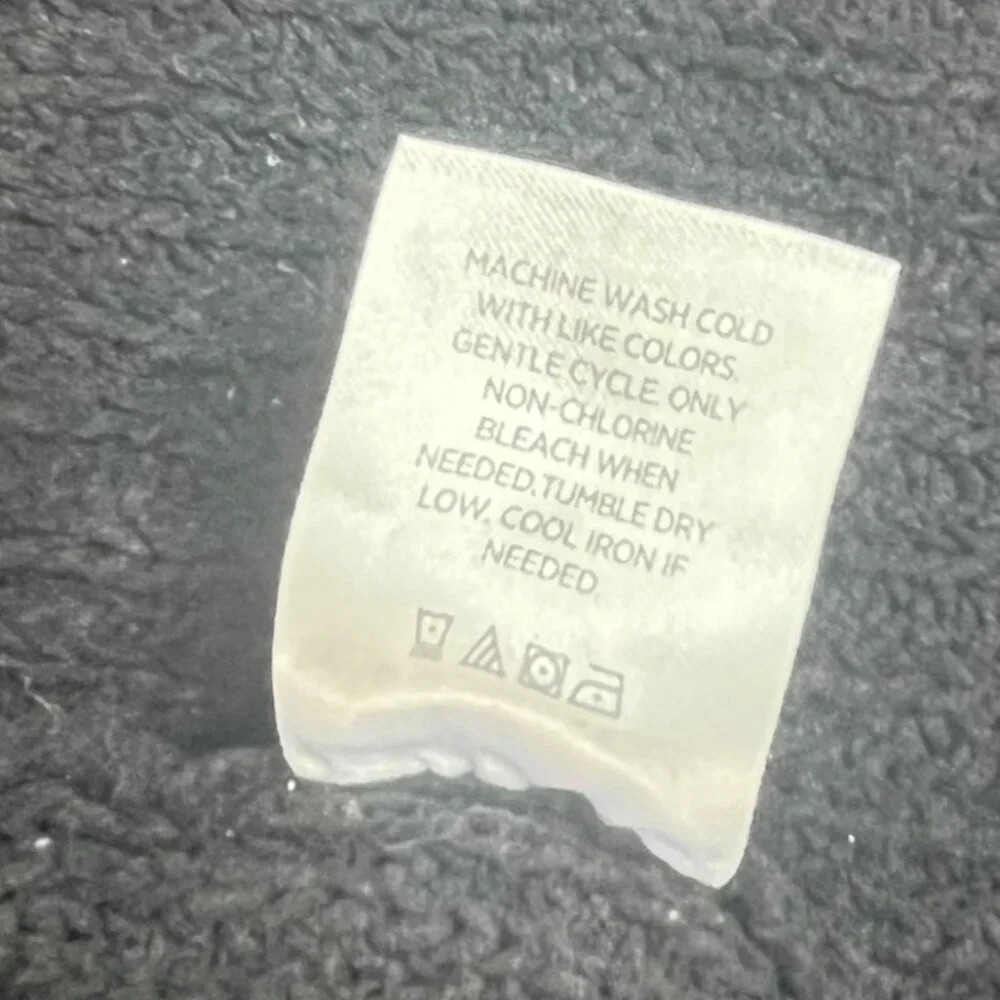 Members Mark Cardigan Chenille Sweater Womens Medium Black Open Front - Picture 7 of 7